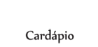 Cardápio
